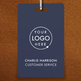 Op maat gemaakte ID badges | Personeel Navy Blue n