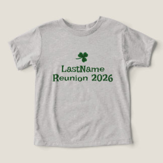 Op maat gemaakte Ierse Clan Shamrock T-Shirt - kin