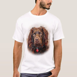Op maat gemaakte Impressionistische Boykin Spaniel T-shirt
