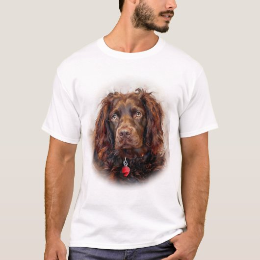 Op maat gemaakte Impressionistische Boykin Spaniel T-shirt (Voorkant)