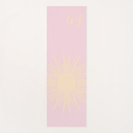 Op maat gemaakte initiële zon-yogamat yogamat
