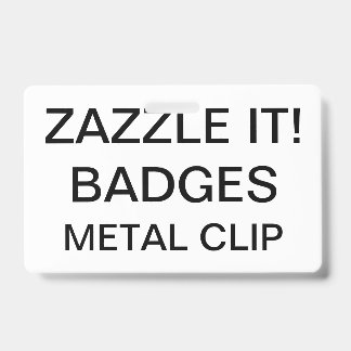 Op maat gemaakte INKLAPBARE CLIP BADGE
