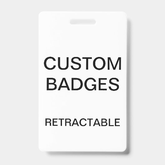 Op maat gemaakte INKLAPBARE CLIP BADGE (Voorzijde)