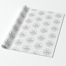 Op maat gemaakte inpakpapier met uw logo-ontwerp