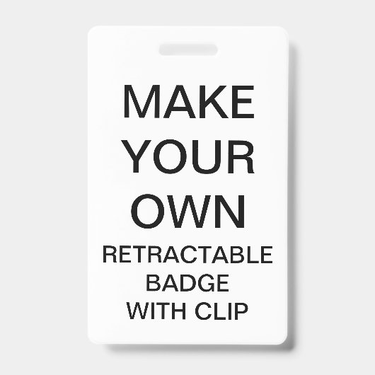 Op maat gemaakte INTEGREERBARE BADGE & CLIP (Voorzijde)