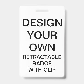 Op maat gemaakte INTEGREERBARE BADGE & CLIP