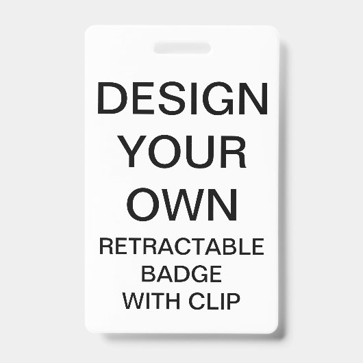 Op maat gemaakte INTEGREERBARE BADGE & CLIP (Voorzijde)