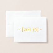 Op maat gemaakte interieur boodschap gevouwen foli folie kaarten (Voorkant met envelop)