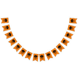 Op maat gemaakte jackolantern Halloween-feest vlag Vlaggetjes