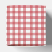 Op maat gemaakte jam en Gingham Bedankdoosjes (Bovenkant)