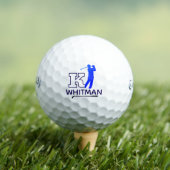 Op maat gemaakte K beginletter - Golfer Mark - Bla Golfballen (Insitu Shirt)