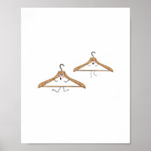 Op maat gemaakte kaart. Grappige hangers