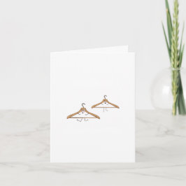 Op maat gemaakte kaart. Verjaardagskaart. Hangers Kaart