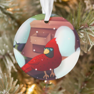 Op maat gemaakte Kardinaal Kerst Familie Ornament