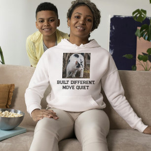 Op maat gemaakte kattenmoeder Aszwart Tekst Cute h Hoodie