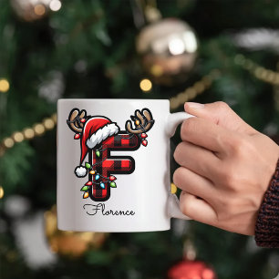 Op maat gemaakte kerst mok cadeau voor beste vrien
