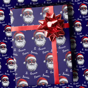 Op maat gemaakte kerstcadeauverpakking van de Kers Cadeaupapier