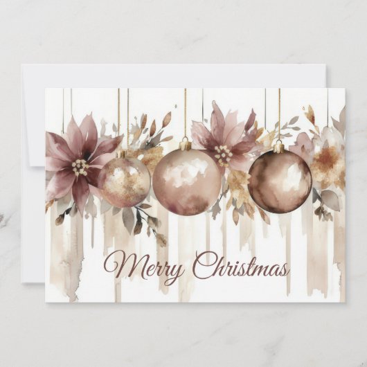 Op maat gemaakte kerstkaart (Voorkant)