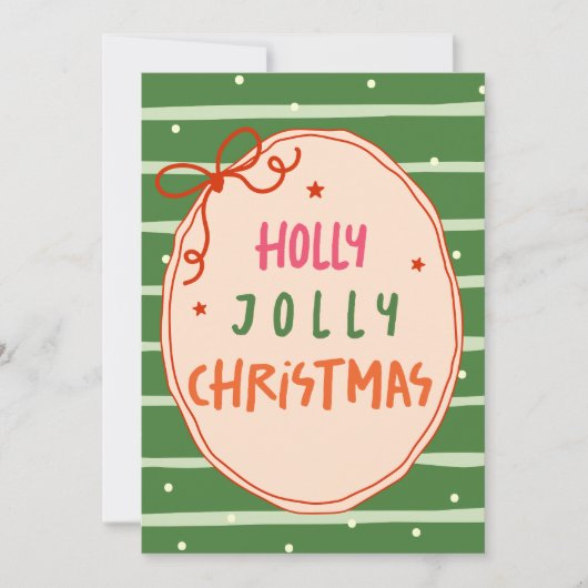 Op maat gemaakte kerstkaart met foto (Voorkant)