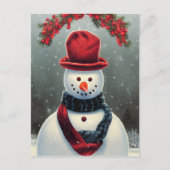 Op maat gemaakte kerstkaart met gezinsfoto en leuk feestdagenkaart (Voorkant)