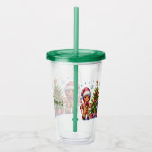 Op maat gemaakte kerstkoekjes  acryl drinkbeker (Rechts)
