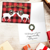 Op maat gemaakte Kerstkrans van Eland met Buffalo
