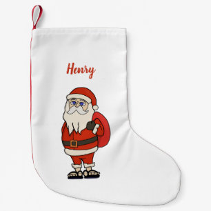 Op maat gemaakte Kerstman Kerst Flip Flops Kleine Kerstsok