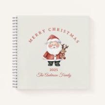 Op maat gemaakte Kerstman waterverf Kerstsfeer cad