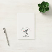 Op maat gemaakte Kerstmis rode grijze kerstman kol Post-it® Notes (Kantoor)
