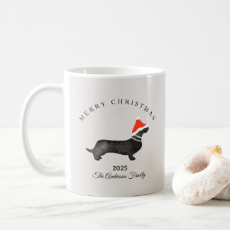 Op maat gemaakte Kerstmis roodgrijze kerstman koli Koffiemok