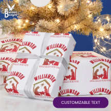 Op maat gemaakte kersttrui voor christelijk kerstg