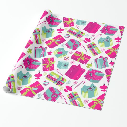 Op maat gemaakte kerstverpakkings papier (Uitgerold)