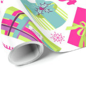 Op maat gemaakte kerstverpakkings papier (Rol Hoek)