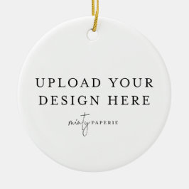 Op maat gemaakte kerstversiering - Upload je foto Keramisch Ornament