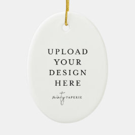Op maat gemaakte kerstversiering - Upload je foto Keramisch Ornament