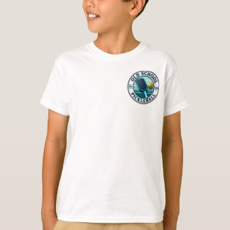 Op maat gemaakte Kids Pickleball Old School Club T T-shirt