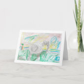 Op maat gemaakte kinderkunstprint kaart (Voorkant)