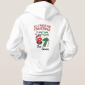 Op maat gemaakte kindernaam hoodie voor MOEDER -Si (Achterkant)