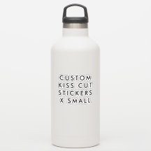 Op maat gemaakte KISS CUT STICKERS 3x3" X KLEIN