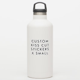 Op maat gemaakte KISS CUT STICKERS 3x3" X KLEIN