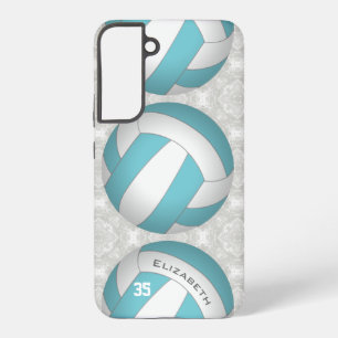 Op maat gemaakte kleur persoonlijke meisjes volley samsung galaxy hoesje