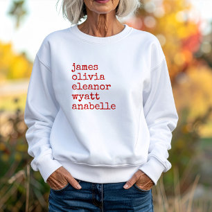 Op maat gemaakte kleurnamen Oma Cadeau Trui