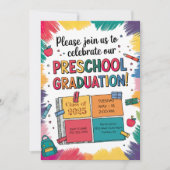 Op maat gemaakte kleurrijke notitieboekje peutersc kaart (Voorkant)