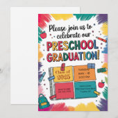 Op maat gemaakte kleurrijke notitieboekje peutersc kaart (Voorkant / Achterkant)