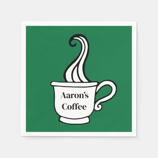 Op maat gemaakte koffie servetten (Voorkant)
