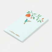 Op maat gemaakte kolibrie Post-It-notities Post-it® Notes (Schuin)