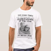 Op maat gemaakte krantenshirt, Grootouders van het T-shirt (Voorkant)