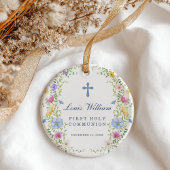 Op maat gemaakte kruisdoopornamenten cadeau keramisch ornament