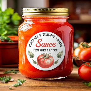 Op maat gemaakte label voor het inmaken van tomate
