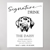 Op maat gemaakte Labrador-hond trouw Signature-dra Poster (Voorkant)